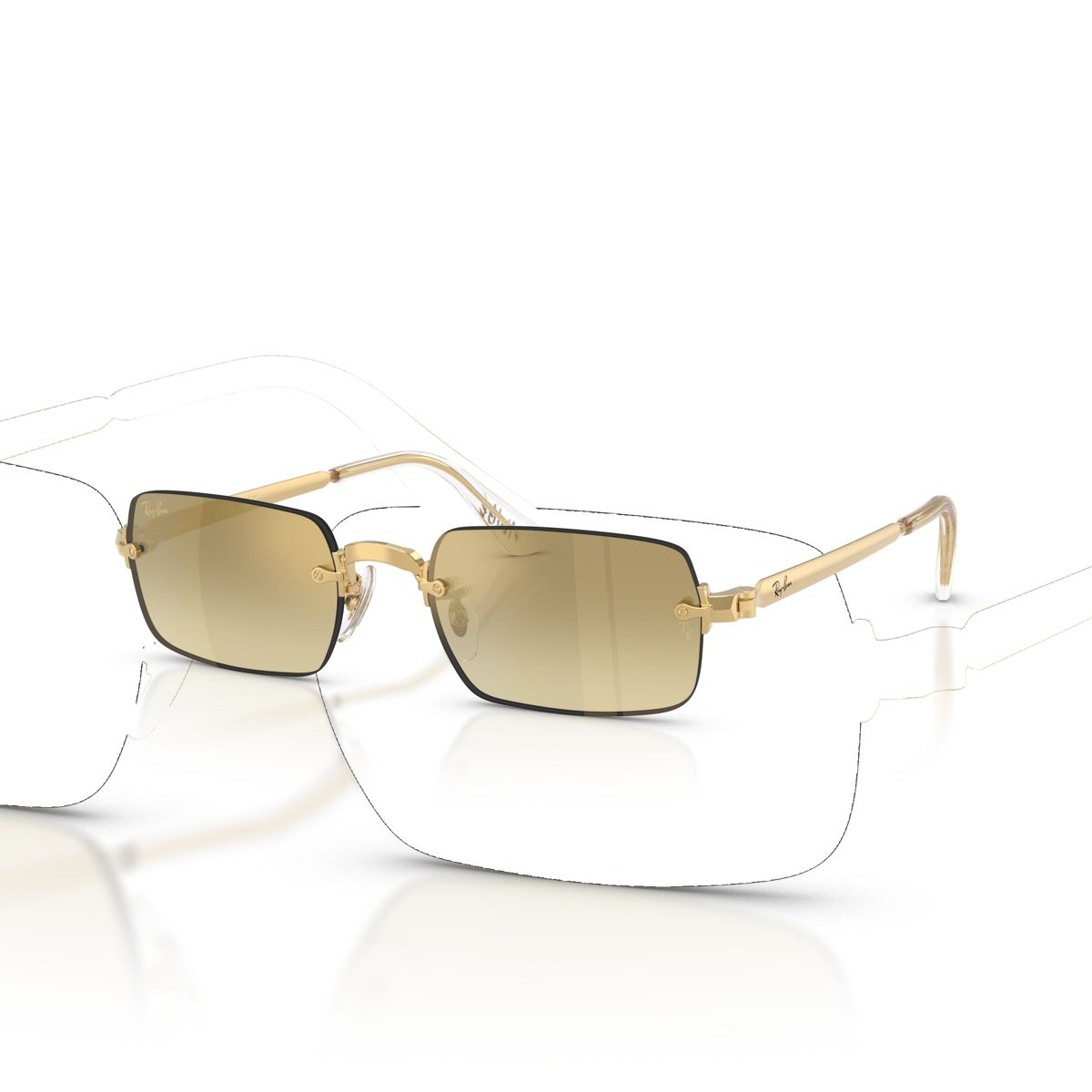 Ray-Ban RB3928 54mm Gender Neutral Rectangle Sunglasses