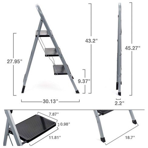 Delxo 4 deals step ladder