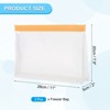 Unique Bargains Reusable Leakproof Zip PEVA Freezer Food Storage Bags 3 Pcs - 2 of 4