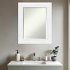 Amanti Art Luxe Beveled Framed Bathroom Vanity Wall Mirror - 4 of 4
