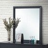 GlasFlength Decorative Wall Mirrors Contemporary Framed Mirror with Sleek Clean Simple Design for Modern Living Room, Black, 36"*2"*36" - 2 of 4