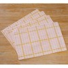 The Lakeside Collection Springtime Plaid Set of 4 Placemats or Runner - 2 of 3