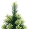 vidaXL Artificial Hinged Christmas Tree Green PVC, Metal Large - 4 of 4