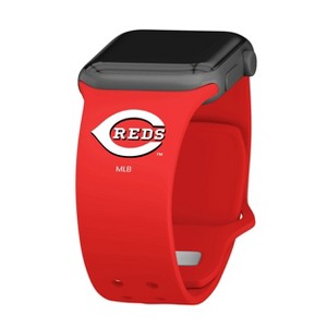 MLB Cincinnati Reds Apple Watch Compatible Silicone Band - Red
 - 1 of 3