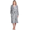Casual Nights Women's Fleece Long Sleeve Plush Robe - 2 of 4