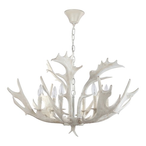 Birch 30 Antler Chandelier White Safavieh Target