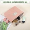 Unique Bargains Portable Canvas Zipper Makeup Bags and Organizers 1 Pc - 2 of 4