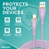 PHILCO 20W 4Ft  USB-A To USB-C Cable, Silicone, High-Speed Data Transfer, Compatible with USB-C Devices - 3 of 4