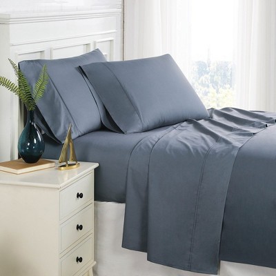 Southshore Fine Living 100% Long Staple Cotton 300 Thread-Count Percale Extra-Deep Pocket Sheet Set