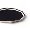 Graduation 8ct Black and White Decagon Dinner Plates by Bonjour Fete - 2 of 4