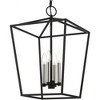 Livex Lighting Devone 4 - Light Chandelier in  Black/Brushed Nickel - 4 of 4