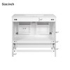 CAVINAS Bathroom Vanity with Single Combination Under Counter Sink and Soft Closure,Bathroom Storage Cabinet with 2 Doors and a Drawer - 4 of 4