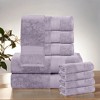 Luxury Cotton Heavyweight Solid Plush Towel Set by Blue Nile Mills - 2 of 4