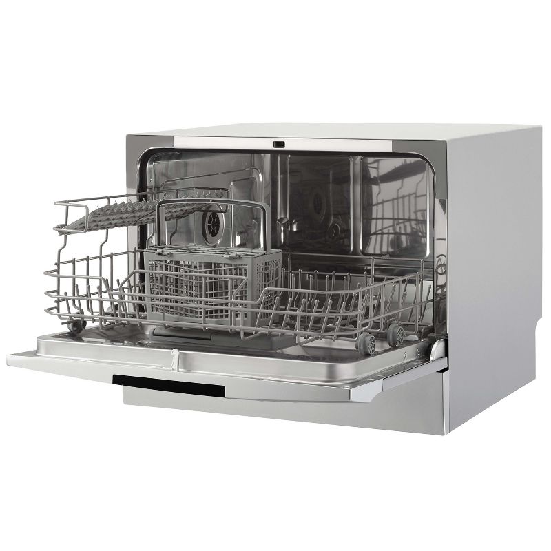 Danby DDW631SDB 6 Place Setting Countertop Dishwasher in Silver, 3 of 16