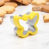Unique Bargains Biscuit Cutter Medium Butterfly-Shaped Cookie Cutter Hand Wash Stainless Steel Plastic 2.8"x2.3"1.6" 1Pcs - 2 of 4