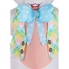 HalloweenCostumes.com One Size Fits Most   Adult Inflatable Easter Bunny Costume | Halloween Rabbit Suit for Adults,  White/Blue/Orange - 2 of 4