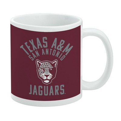 Texas A&M University-San Antonio Jaguars Logo Ceramic Coffee Mug Novelty Gift Mugs for Coffee Tea and Hot Drinks 11oz White