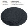 Unique Bargains Reversible Lightweight Non-slip Heat Insulation Plant Coasters 1 Set - 4 of 4