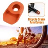 Unique Bargains Soft Plastic Bicycle Bike Cycling Crank Boot Protector Crank Cover 2 Pcs - 2 of 4