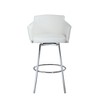Chintaly Imports,Modern Club Counter Stool  Memory Swivel - 2 of 4