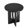NicBex 23.6"/35.8" Modern Round Coffee Table,Minimalist End Table,Solid Wood Look MDF Side Table,Simple Center Table for Living Room,Office - 2 of 4