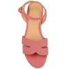 Journee Signature Women's Genuine Leather Starlee Sandals - 4 of 4