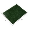 Sevobal Pet Training Pads and Potties, Cat Litter Mat with Urine and Water Proof Function, Grassland Shape Mat for Cat, Green, 25"*20"*0.2" - 4 of 4