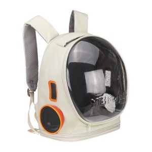 Unique Bargains Pet Portable Travel Backpack for Little Pet with Transparent Cover - 1 of 4