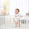 Sweet Jojo Designs Girl Baby Fitted Crib Sheet Watercolor Floral Garden Green Beige and Blue - 2 of 4