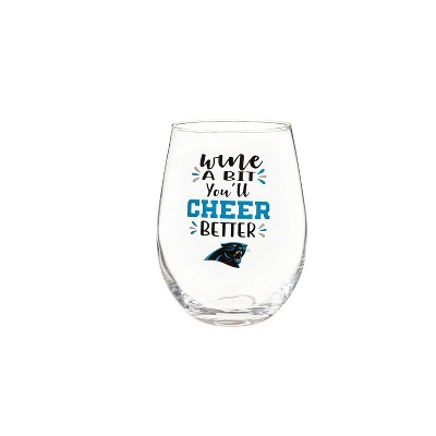 Evergreen Carolina Panthers, 17oz Boxed Stemless Wine