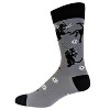 Crazy Dog T-Shirts Every Kitty Was Kung-Fu Fighting Socks Funny Novelty Crazy Saying Gift (Multi) - Mens (9-11) - 3 of 4