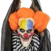 Northlight 46" Animated Clown with LED Eyes Hanging Halloween Decoration - image 3 of 4