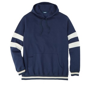 KingSize Men's Big & Tall Coaches Collection Colorblocked Pullover Hoodie - 1 of 4