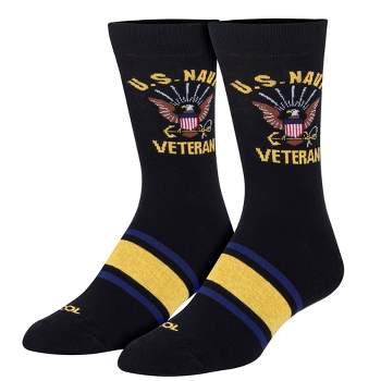 Cool Socks, Us Navy Veteran, Funny Novelty Socks, Large