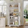 Pantry Cabinet,70" Tall Kitchen Pantry Cabinet with Doors and Adjustable Shelves - 3 of 4