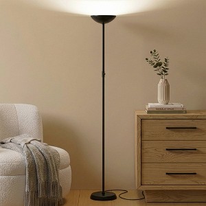 Brightech SkyLite Modern Dimmable Integrated LED Torchiere Floor