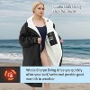 Catalonia Swim Parka for Women Men Youth, Lightweight Surf Swim Jacket, Waterproof Windproof Warm Swim Coat, Changing Cape Robe - 2 of 4