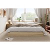 Bed Frame, Floor Standing Platform Bed with Sturdy Wooden Slats Support, Modern Minimalist Bedroom Furniture for Apartments - 2 of 4