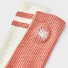 Men's 2pk Casual Crew Socks - Goodfellow & Co™ Apricot Orange 6-12 - 3 of 3