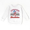 The Juniper Shop Little Miss Firecracker Checkered Toddler Sweatshirt - 2 of 4
