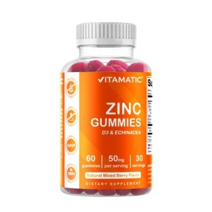 Zinc 50 mg - 60 Vegan Gummies - 1 of 4