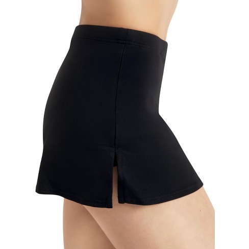 Capezio Black Women s Team Basics Skirt With Built In Short Small Target