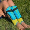 Vizari Malaga Soccer Shin Guards - Breathable & Lightweight Soccer Shin Pads with Ankle Protection - Reduces Shocks & Injuries - Adults, Youth & Kids Soccer Shin Guards with Non-Slip Adjustable Strap - 3 of 4