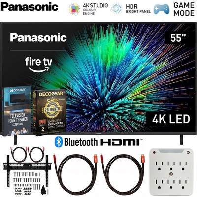 Panasonic 55 inch LED 4K Ultra HD Smart Fire TV with 26 Months Protection Bundle