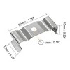 Unique Bargains T5 Clips Bracket Hanger for Integrated Tube Light Fixture 15 Pcs - 4 of 4