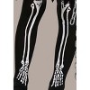 HalloweenCostumes.com Kid's Death Costume Dress, Scary Grim Reaper Halloween Dressup, Skeleton Dress with Hood - 4 of 4