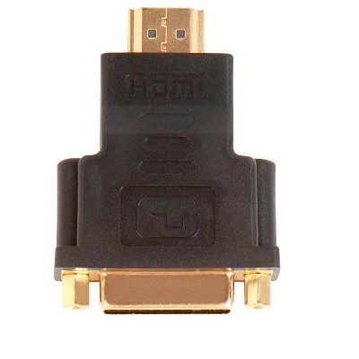 Monoprice Hdmi Female To Dvi-d Single Link Female Adapter, 24k Gold  Contacts : Target