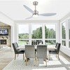 Airsurfer 52-Inch White Ceiling Fan with Remote, Reversible DC Motor, 3 ABS Blades & Color-Changing LED Light - 3 of 4