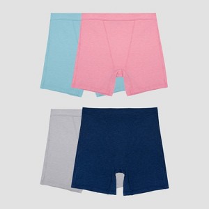 Fruit of the Loom Women's 4pk Relaxing Comfort Boxers - 1 of 4