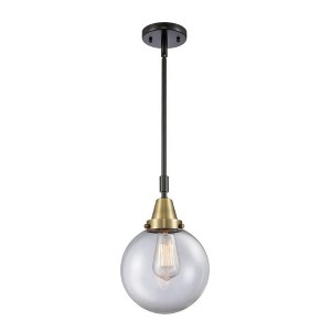 Beacon - 1 Light Stem Hung Mini Pendant In Industrial Style-12.63 Inches Tall and 8 Inches Wide - 1 of 1